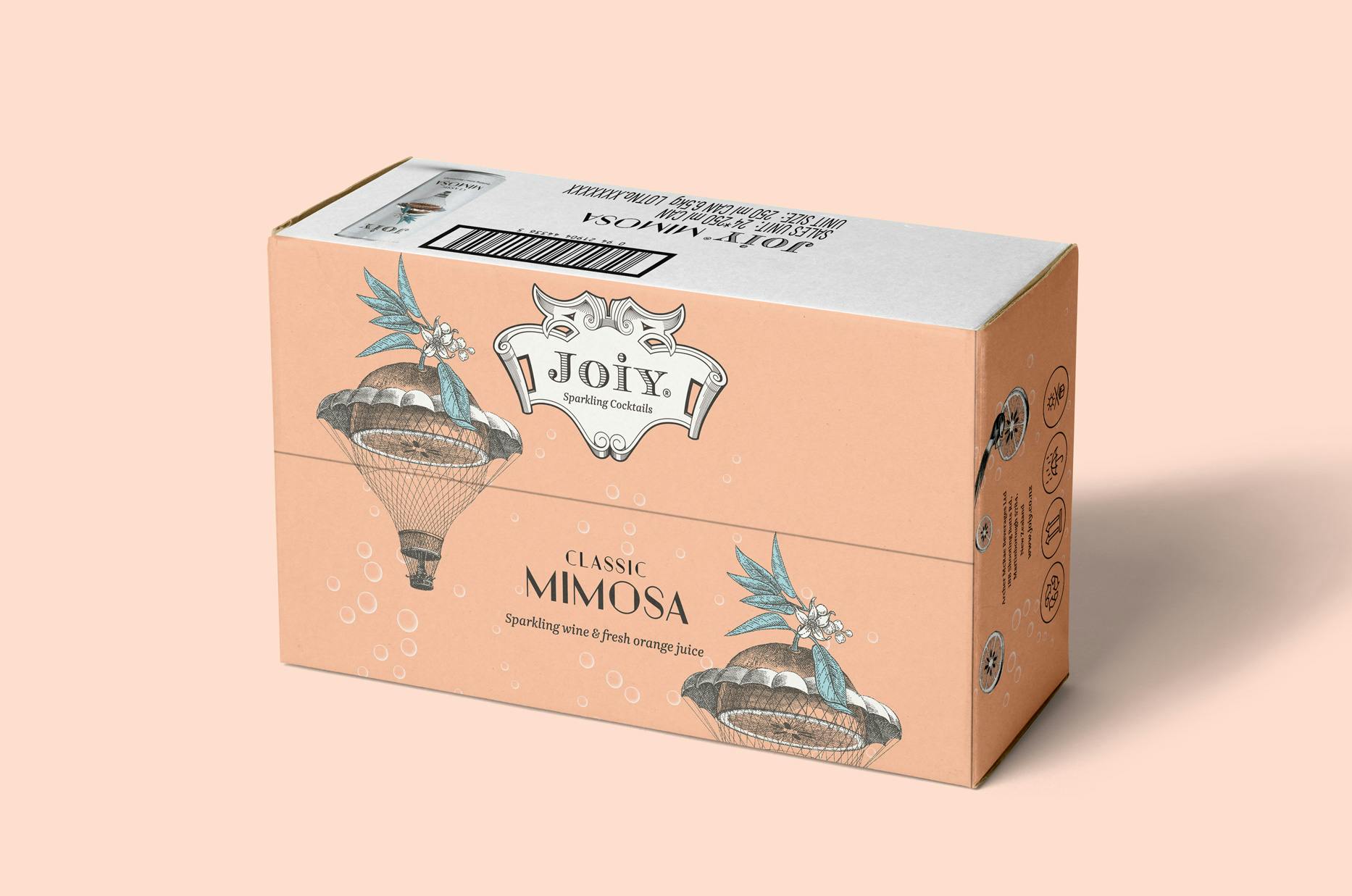 Joiy Mimosa Shipper Box Design