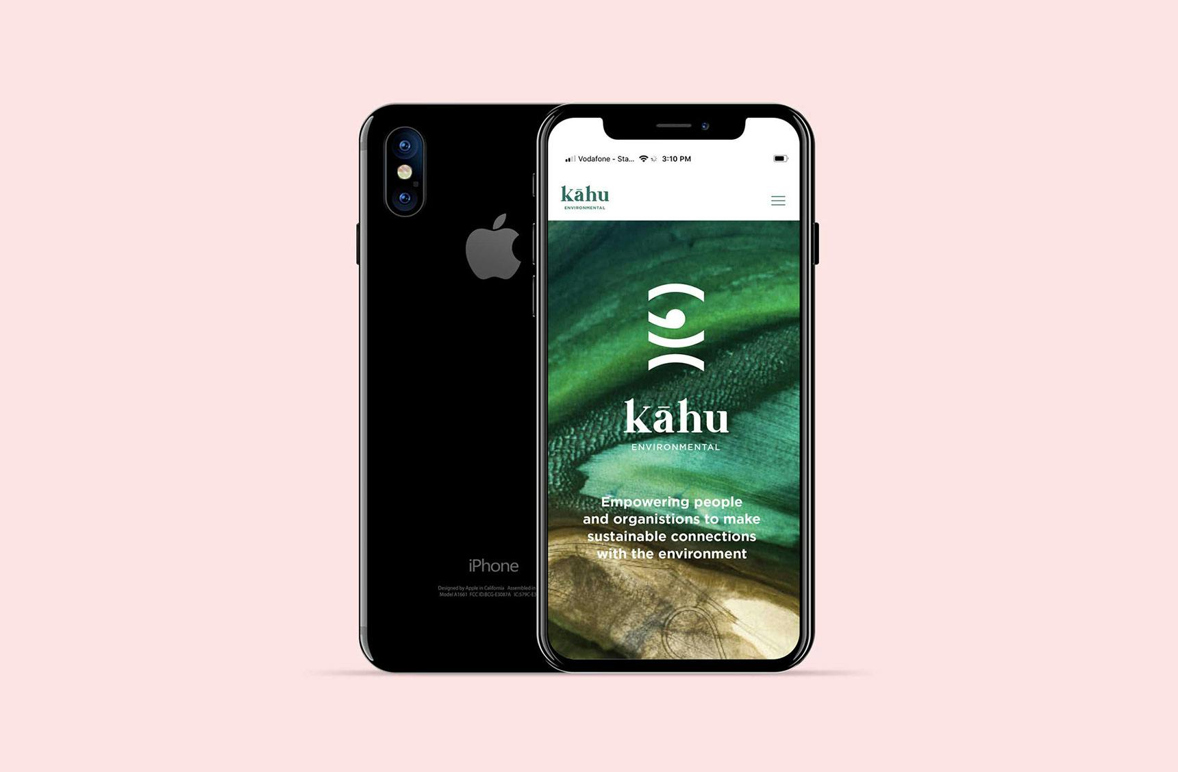 Kahu Environmental Mobile Website Design