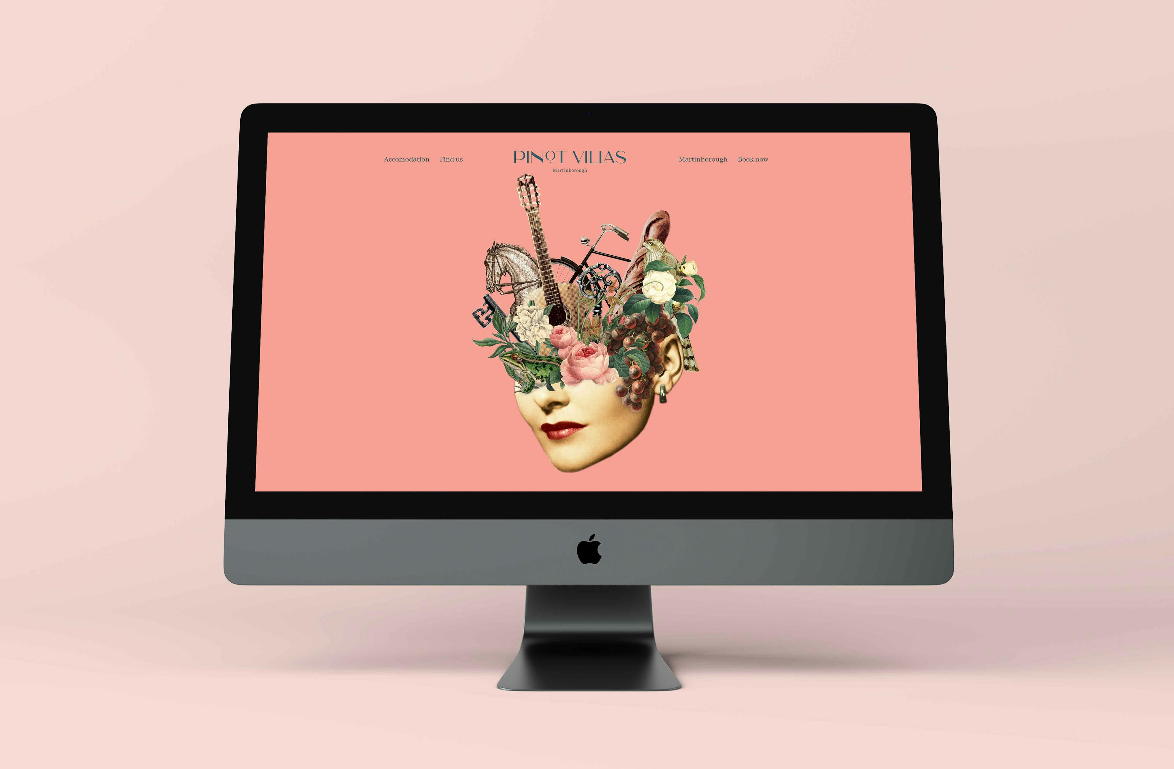 Pinot Villas Website Holding Page Design