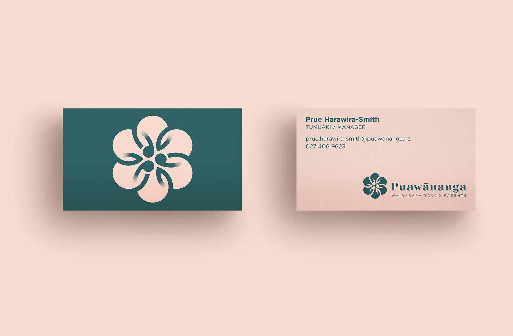Puawananga Business Card Design
